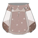 Namiot dla dzieci zamek domek do ogrodu brązowy