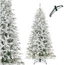 Sztuczna choinka 250 cm świerk ośnieżony jak żywy, nowoczesny, ze stojakiem