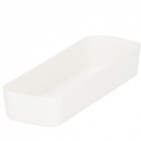 Organizer do szuflady 26x9cm wielofunkcyjny wkład, pojemnik kremowy