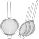 Sitko kuchenne 3 szt. sitka stalowe z rączkami