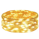 Lampki choinkowe 20 LED druciki mikro na baterie biały ciepły