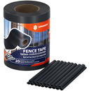 Taśma ogrodzeniowa PVC 35m x 19 cm 450 g/m2 z klipsami mocującymi 20 szt. antracyt