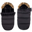 Czarny śpiworek z futerkiem