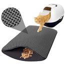 Mata pod kuwetę dla kota 40x50 cm dwustronna wycieraczka grafitowa