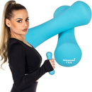 Ciężarki 1kg hantelki niebieskie 2x1kg